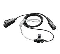 Motorola XPR 3300e Earpiece, XPR 3500 3500e 3300 Ear Piece with Mic Compatible with Motorola Two Way Radio Headset Walkie Walkie Surveillance Kit Police Headphones (Motorola 6 pin)