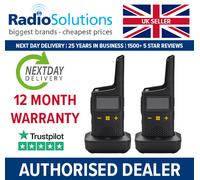 Motorola XT185 two-way radio 16 channels 446.00625 - 446.19375 MHz Black