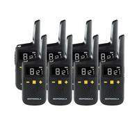 Motorola XT185 PMR446 Licence Free Waterproof and Dust-tight Two Way Walkie Talkie Business Radio (Eight pack)