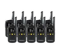 Motorola XT185 PMR446 Licence Free Waterproof and Dust-tight Two Way Walkie Talkie Business Radio (Ten pack)