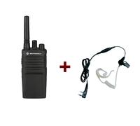 Motorola XT420 + Bodyguard set with ear hooks Value pack including a Motorola XT420 and a bodyguard set with ear hooks
