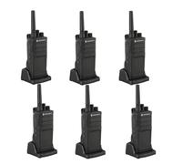 Motorola XT420 Licence Free Business Radio Walkie Talkie With Single Chargers - Six Pack