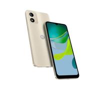 Motorolo moto (e13, 6.5 Inch HD+ display, AI-powered Camera System, Dolby Atmos, 5000 mAh Battery, 2/64 GB, Dual SIM), Creamy White