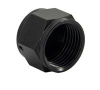 Motorsport AN-10 AN10 Black Flare End Cap Blanking Plug Blocker Hose Fitting
