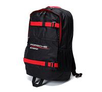 Porsche Motorsport backpack, black, adjustable straps, official merchandise