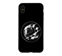 MOTORSPORT RACING DRIVER HELMET CHECKERED FLAG Motorsports Case for iPhone XS Max
