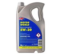 MOTORWORLD Fully Synthetic C2/C3 Engine Oil 5W-30 - Advanced Full Synthetic Motor Oil for Petrol & Diesel Engines, Low SAPS, ACEA C2 C3 Approved - 5L