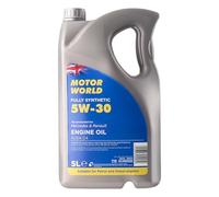 MOTORWORLD Fully Synthetic C4 Engine Oil 5W-30 - Advanced Full Synthetic Motor Oil for Petrol & Diesel Engines, Low SAPS, ACEA C4 Approved - 5L