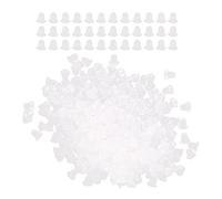MOTOULAX 500pcs Clear Silicone Earrings
