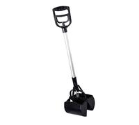 MOTOULAX Portable Scooter Long Handle Scooter Compact Design Large Caliber 85° Angle Dog Poop Scoop Tool for Lawns and Grass