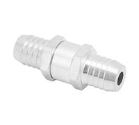 MOTOULAX Return Check Valve, One-Way Aluminum Alloy Valve for Petrol Water Gasoline Water, Stop Flow Backwards, Easy to Connect (16mm)