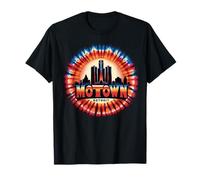 Motown Detroit Tie Dye Vintage Inspired T-Shirt