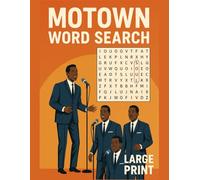 Motown Word Search: Large Print Motown Word Search Puzzle