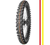 MotoX Tyre Mitas 70/100 -19 WF TT Red Yellow Terra Force MX SM Kawasaki