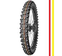 MotoX Tyre Mitas 70/100 -19 WF TT Red Yellow Terra Force MX SM BMW