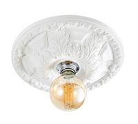 Motril Medium Semi Flush Ceiling Light White Netlighting White One Size