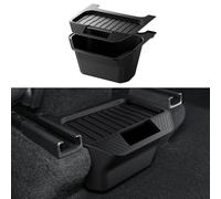 Motrobe 2026 Tesla Model Y Juniper Trash Can Rear Center Console Organizer Backseat Storage Box with Anti-Slip Lid Garbage Can Model Y Juniper (Standard, Premium & Performance 2025/2026) Accessories