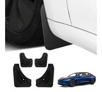 Motrobe New 2025 2024 Tesla Model 3 Highland Mud Flaps Splash Guards [No Drilling Required] Mudflaps All Weather Protector Mudguards TPE Fender for Model 3 Highland Exterior Accessories