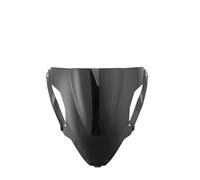 MOTRORCYCLE WINDSHIELD For Kawasaki For Ninja For ZX6R For ZX-6R 636 2024 2025 Motorcycle Double Bubble Windshield Deflector Protector Wind Screen EXTESION SPOILER(Black)
