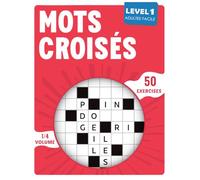 Mots Croisés Adultes Facile: Jeux éducatifs imprimés grand format, avec corrections
