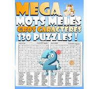 Mots Mêlés Géants en Français - Tome 2 : Nouvelles grilles XXL et 5 200 mots inédits: Jeu de lettres anti-stress • Gros caractères lisibles • Défi ... (Série Mots Mêlés Français - Édition XXL)