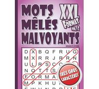 Mots Mêlés Malvoyants - Très Gros Caractères: Livre de Jeux - Vol. 2 - 72 grilles thématiques. Format XXL, idéal pour les seniors et les adultes atteints de DMLA ou de problèmes de vue.