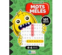 Mots Mêlés pour Enfants de 4 à 6 ans: 101 Grilles Thématiques (Mots mêlés monstrueux)