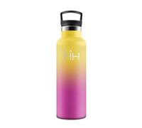 Motswedi Drinking Bottle 750 ml, Leak-Proof, Stainless Steel, Cold and Warm, Thermos Flask, Suitable for Carbonated Drinks, Insulated Flask, for Outdoor, Travel, Fizz, Fitness, Yellow & Rose Red