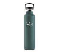 Motswedi Drinking Bottle 750 ml, Leak-Proof, Stainless Steel, Cold and Warm, Thermos Flask, Suitable for Carbonated Drinks, Insulated Flask, for Outdoor, Travel, Fizz, Fitness, Military Green