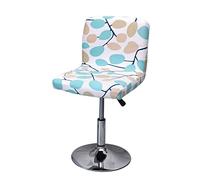 MOTT 50 4PCS High Back Chair Slipcover Bar Stool Chair Cover,Decorative Breakfast Bar Chairs Dining Room Swivel Chair Protector Cover,Stretch Counter Stool Cover