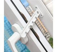 MOTT 50 Adjustable Casement Window Restrictor Latch,Childproof Window Safety Locks,Window Latch,Aluminum/UPVC/Wooden Window Ventilation Restrictor, 4 PCS