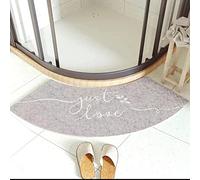 MOTT 50 Quadrant Curved Bath Mat 45x100cm,Semi-Circular Bath Mat,Non Slip Floor Carpet,Corner Shower Rug Washable,Fan-Shaped Foot Pads Door Mat, L