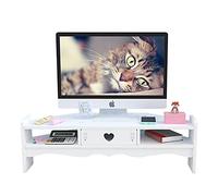 MOTT Corner Computer Monitor Stand Riser,Triangle PC Screen Stand Riser Shelf,Desktop Organizer Corner Stand for TV,Printer,Computer,Notebook