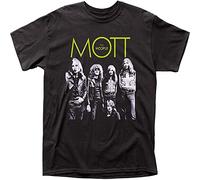 Mott The Hoople Young Dudes Pose Men T-Shirt Print Hip Hop Tee Black Unisex Tee XL