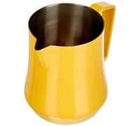 Motta Tulip 50cl Yellow Milk Froth Pitcher Jug Stainless - Made In Italy (4250)
