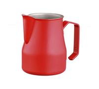 Motta 75cl Stainless Steel Professional Milk Pitcher, 25.4 Fluid Ounce, Red