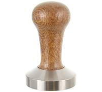 Motta 8100/M tamper, stainless steel, 58 mm, planar with brown wooden handle