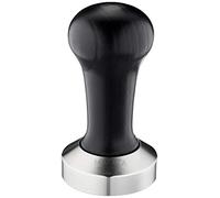 Motta 49mm Coffee S/S Tamper Flat Smooth Base with Black Wooden Handle 8120/B