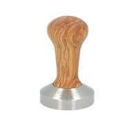 Motta Flat Stainless Coffee Tamper ø 58mm Olive Wood Handle Commercial E61