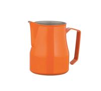 Motta Stainless Steel Professional Milk Pitcher, 25.4 fl. oz., Orange