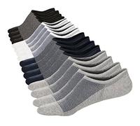 Mottee&Zconia No Show Socks for Unisex Mens Womens Low Cut No See Liner Invisible Ankle Cotton Socks, 8pairs, 6.5-10.5 UK
