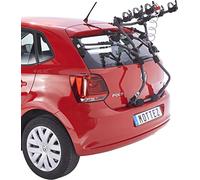 Mottez A016P3 Tailgate Bike Carrier for Roof Rack or Roof Rack for 3 Bikes with Anti-Theft Device