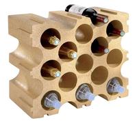 Mottez B229V Bottle cubes hold 15 bottles up to Ø92mm Terracotta