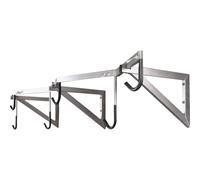 Mottez Bike Mount Pro Model for 6 Bikes Grey 200 x 35 x 55 cm