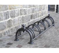 Mottez Versailles Rack for 5 Bicycles Black