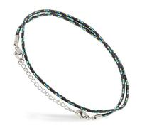 Motti Way Anklet Bracelet For Women, Water Resistant Nautical Blue Rope Anklet, Adjustable Stainless Steel Chain Anklets Bracelet, Surfer String Rope Anklets, Foot Jewelry For Women
