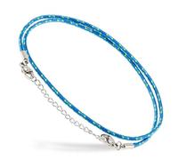 Motti Way Anklet Bracelet For Women, Water Resistant Nautical Light Blue Rope Anklets, Surfer String Rope Anklets, Stainless Steel Chain Adjustable Anklet Bracelet, Foot Jewelry For Women