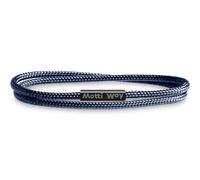Motti Way Nautical Durable Blue Rope Cord Cuff Unisex Waterproof Bracelet with Magnetic Clasp for Men & Women, L Size