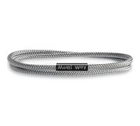 Motti Way Nautical Durable Grey Rope Cord Cuff Unisex Waterproof Wrist Bracelet with Magnetic Clasp for Men & Women, L-XL Size