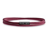 Motti Way Nautical Durable Red Rope Cord Cuff Unisex Waterproof Bracelet with Magnetic Clasp for Men & Women, L Size